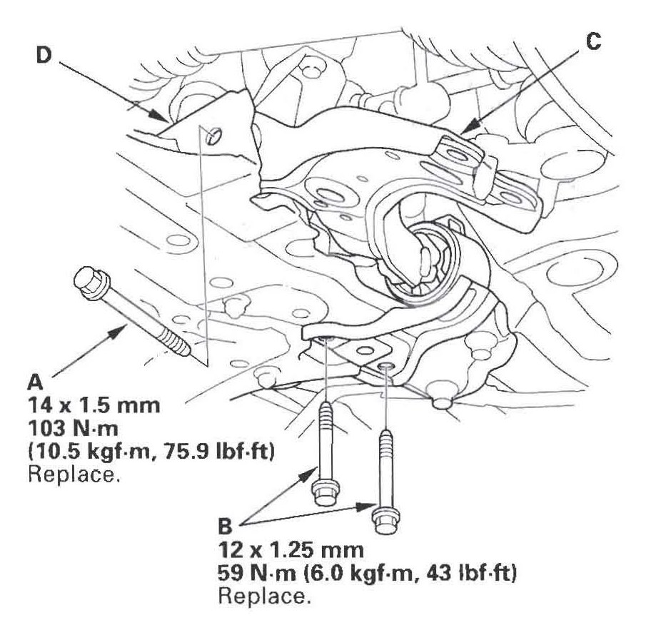 Figura: Bandeja inferior — parafuso dianteiro