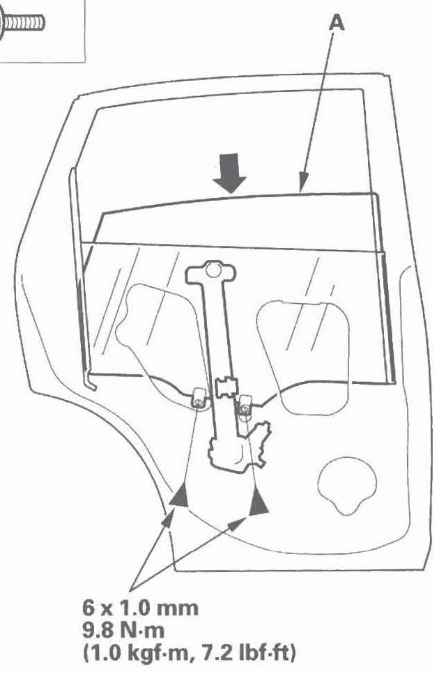 Figura: Máquina de vidro da porta traseira
