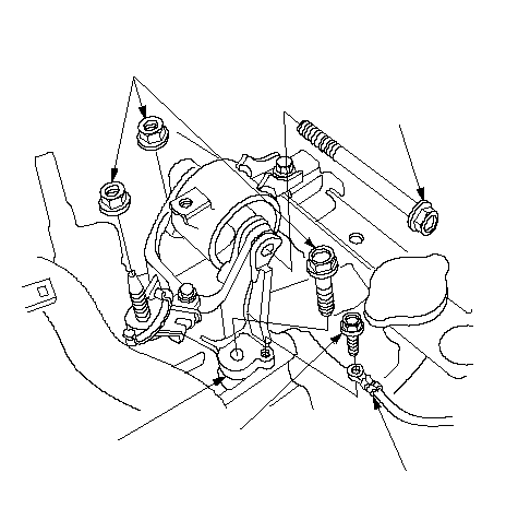 Figura: Coxim do motor — parafuso menor