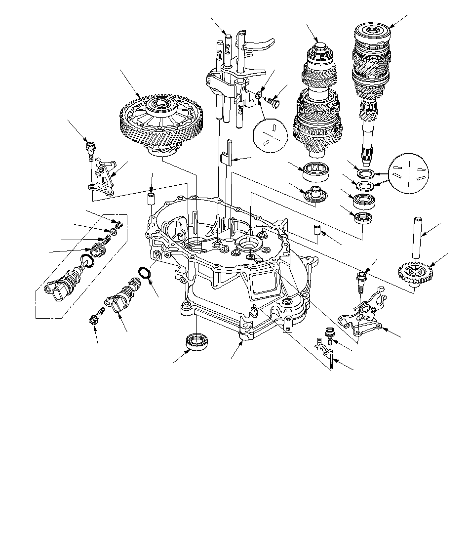 Figura: Parafuso do câmbio manual — pequeno