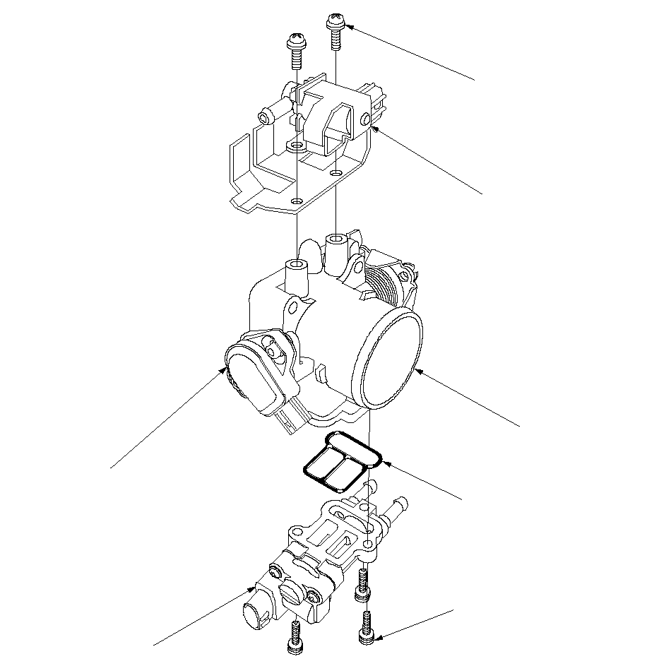 Figura: Corpo de borboleta — sensor TPS