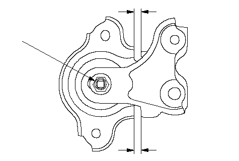 Figura: Coxim lateral do motor — porca ajuste