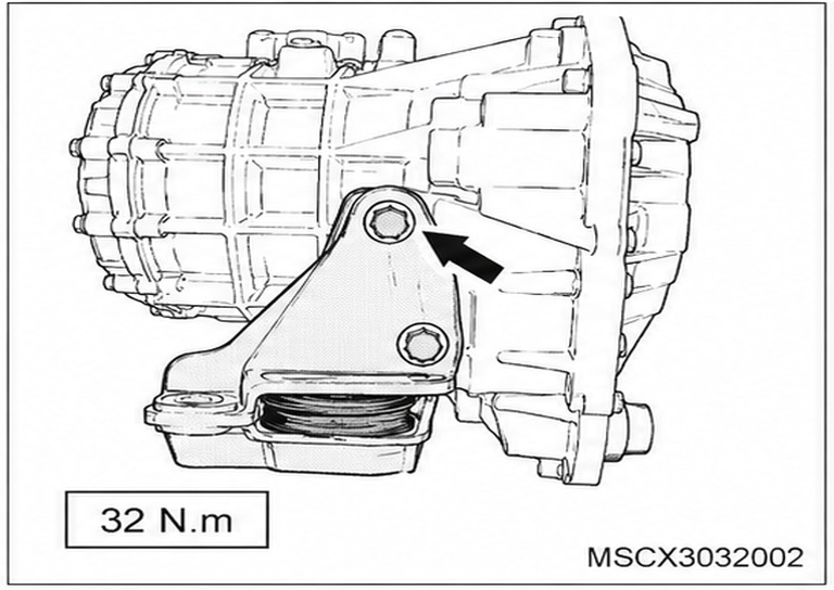 Figura: Coxim / Suporte Câmbio - Coxim no Câmbio