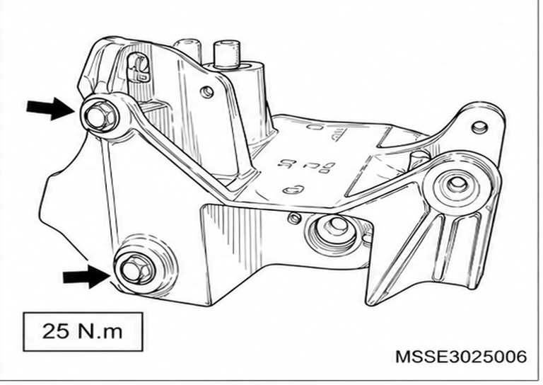 Figura: Suporte do Alternador no Motor