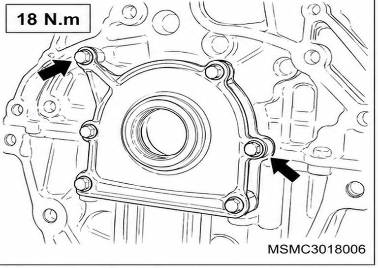 Figura: Tampa Vedação do Volante do Motor