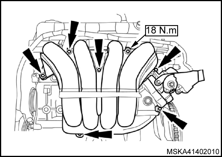 Figura: Coletor de Admissão no Motor