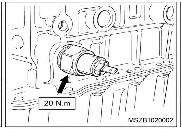 Figura: Sensor de Pressão de Óleo