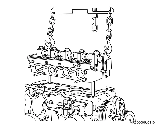 Figura: Cabeçote (motor diesel)