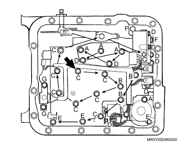 Figura: Corpo da válvula e conjunto do interruptor de posição da válvula manual TFP